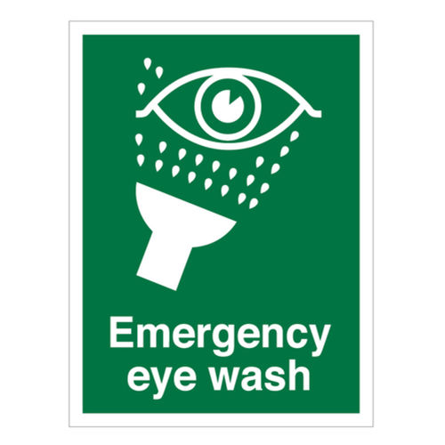 Emergency Eye Wash Sign (40181V)